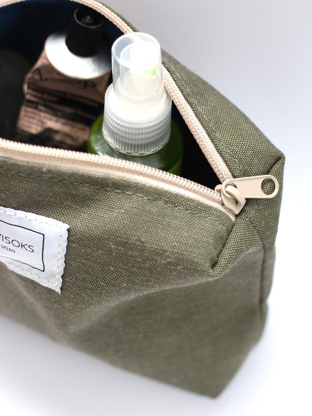 LORNA Makeup Bag - Army Green - ROODS PROJECT