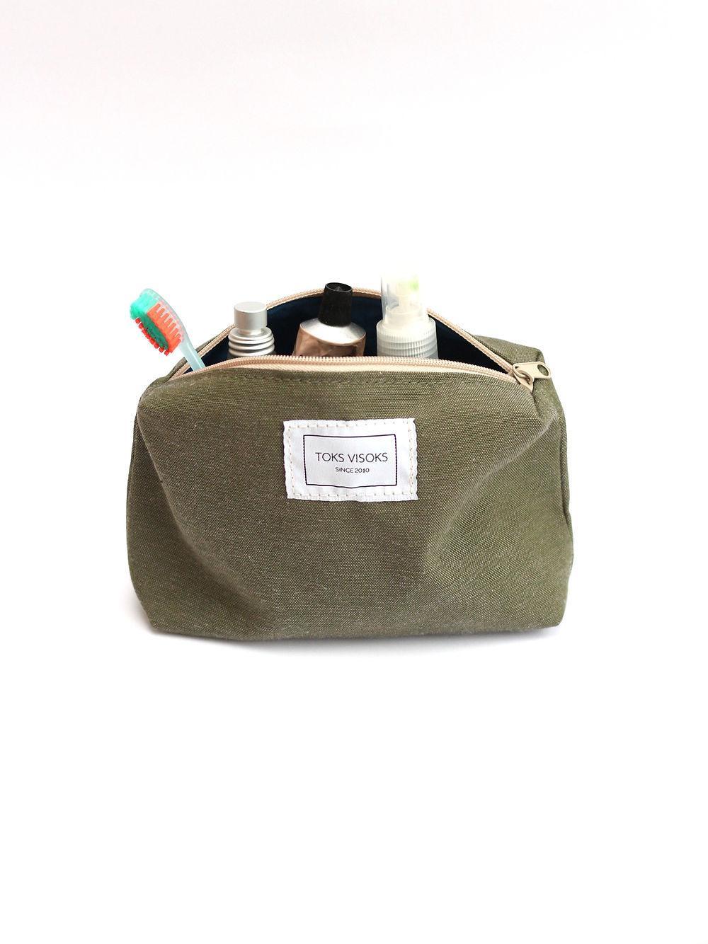 LORNA Makeup Bag - Army Green - ROODS PROJECT