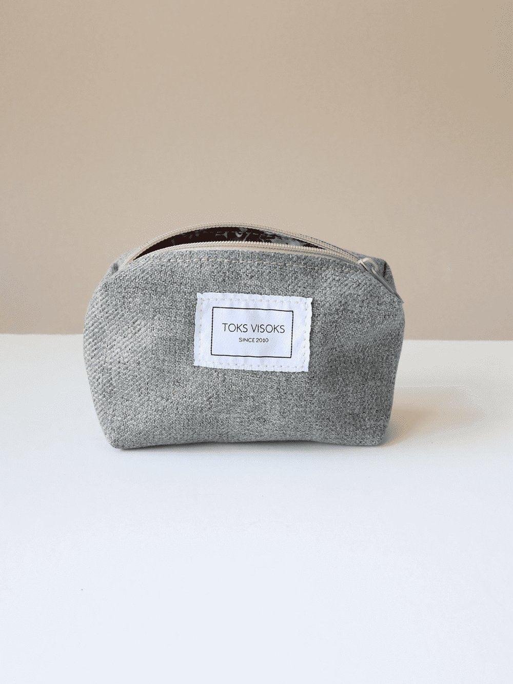 LORNA Makeup Bag - Grey - ROODS PROJECT