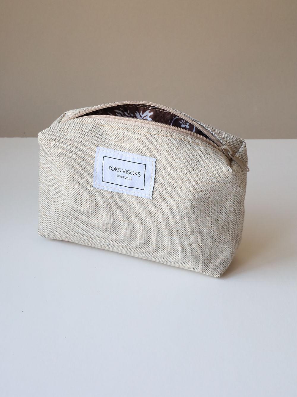 LORNA Makeup Bag - White Sand - ROODS PROJECT