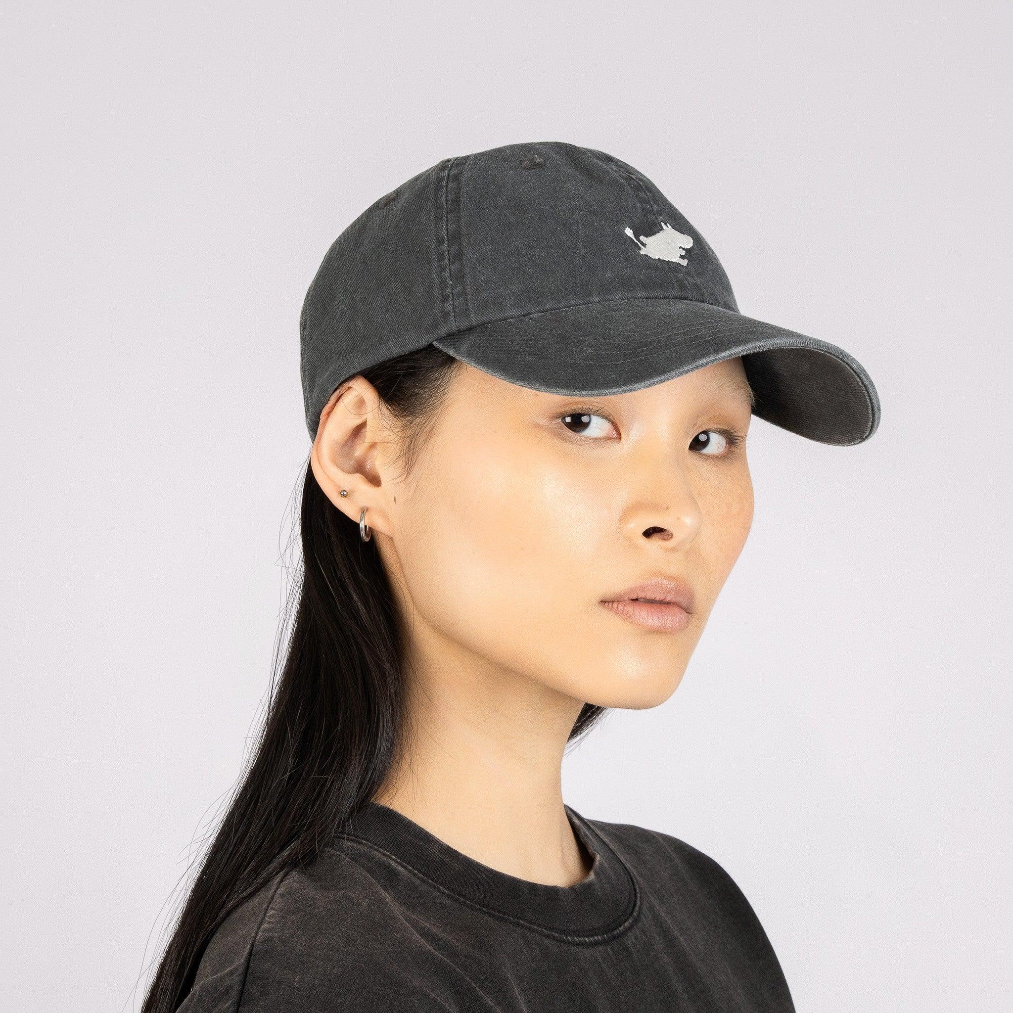 Moomin Classics Denim Dad Cap - Dark Grey - ROODS PROJECT