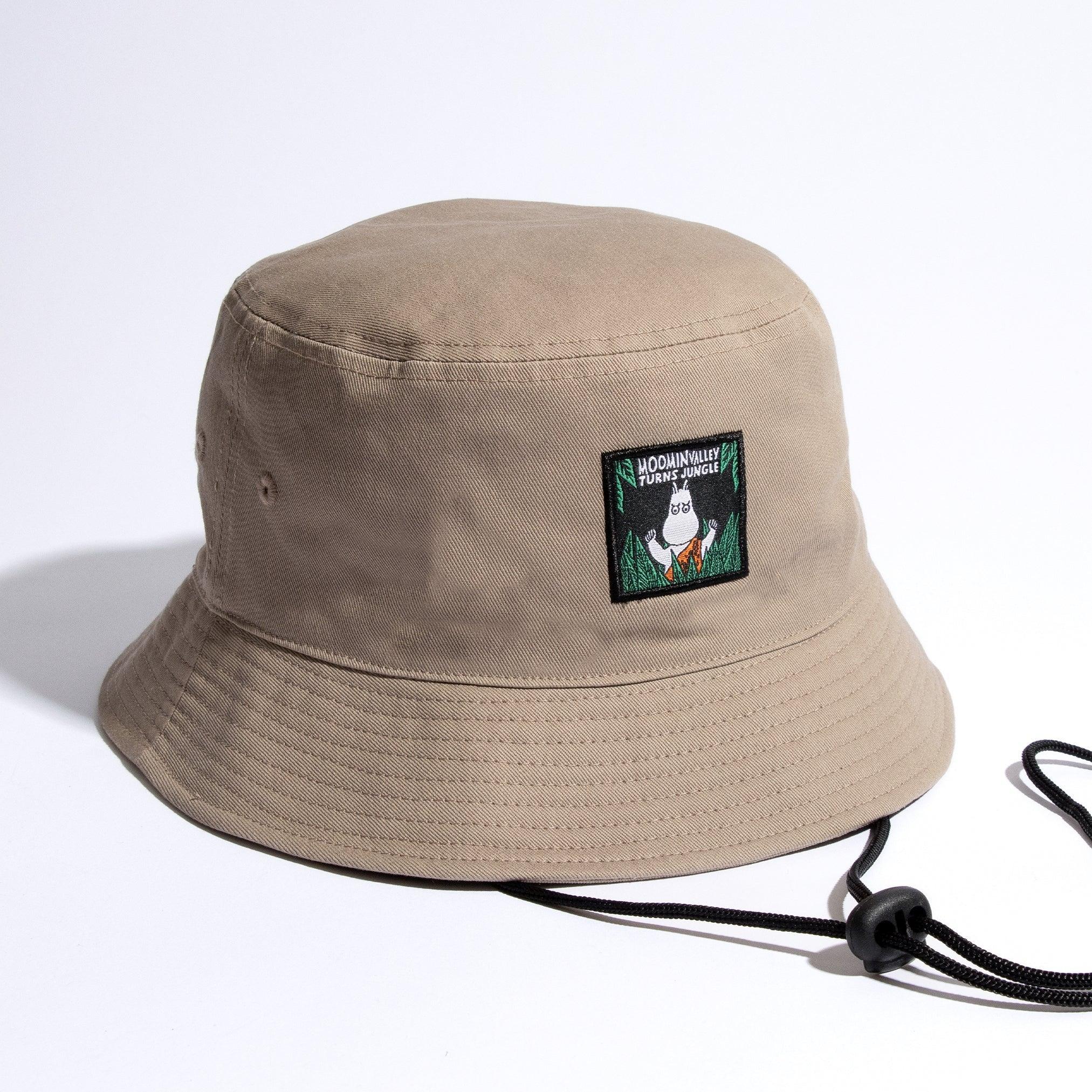 Moomin Jungle Adult Bucket Hat - Beige - ROODS PROJECT
