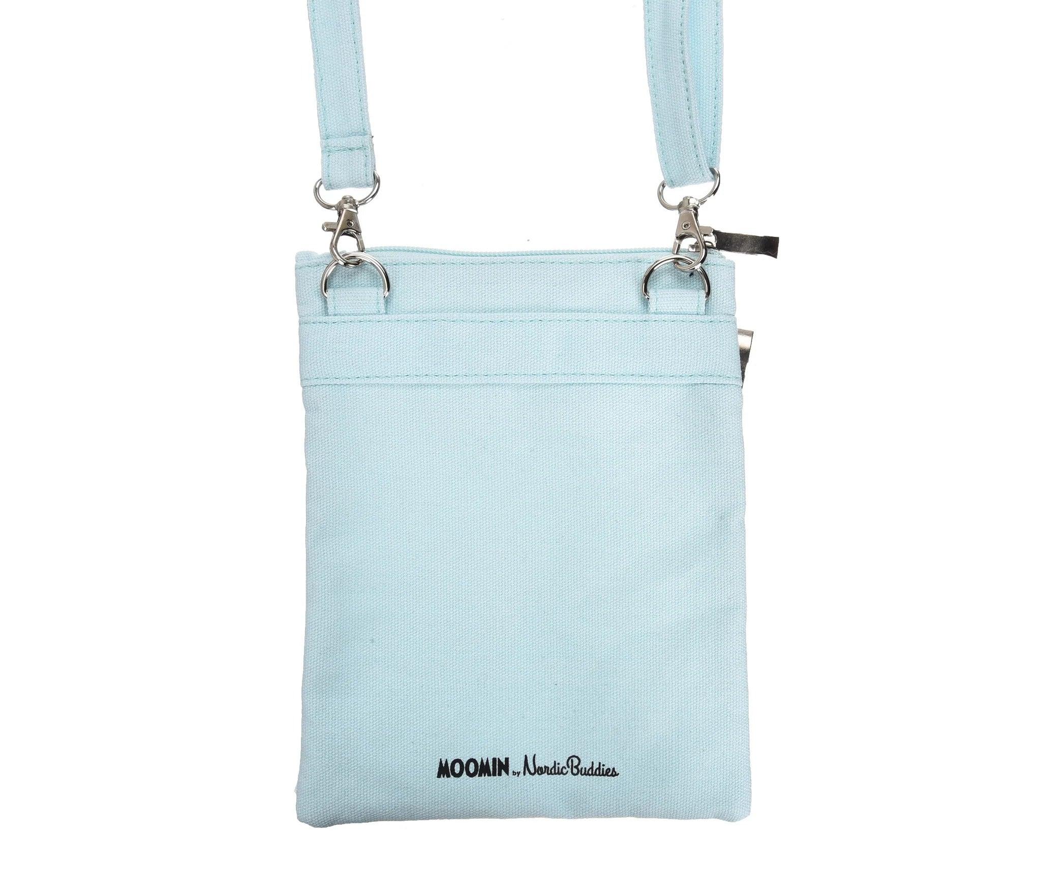 Moomins Up In The Clouds Passport/Neck Bag - Turquoise