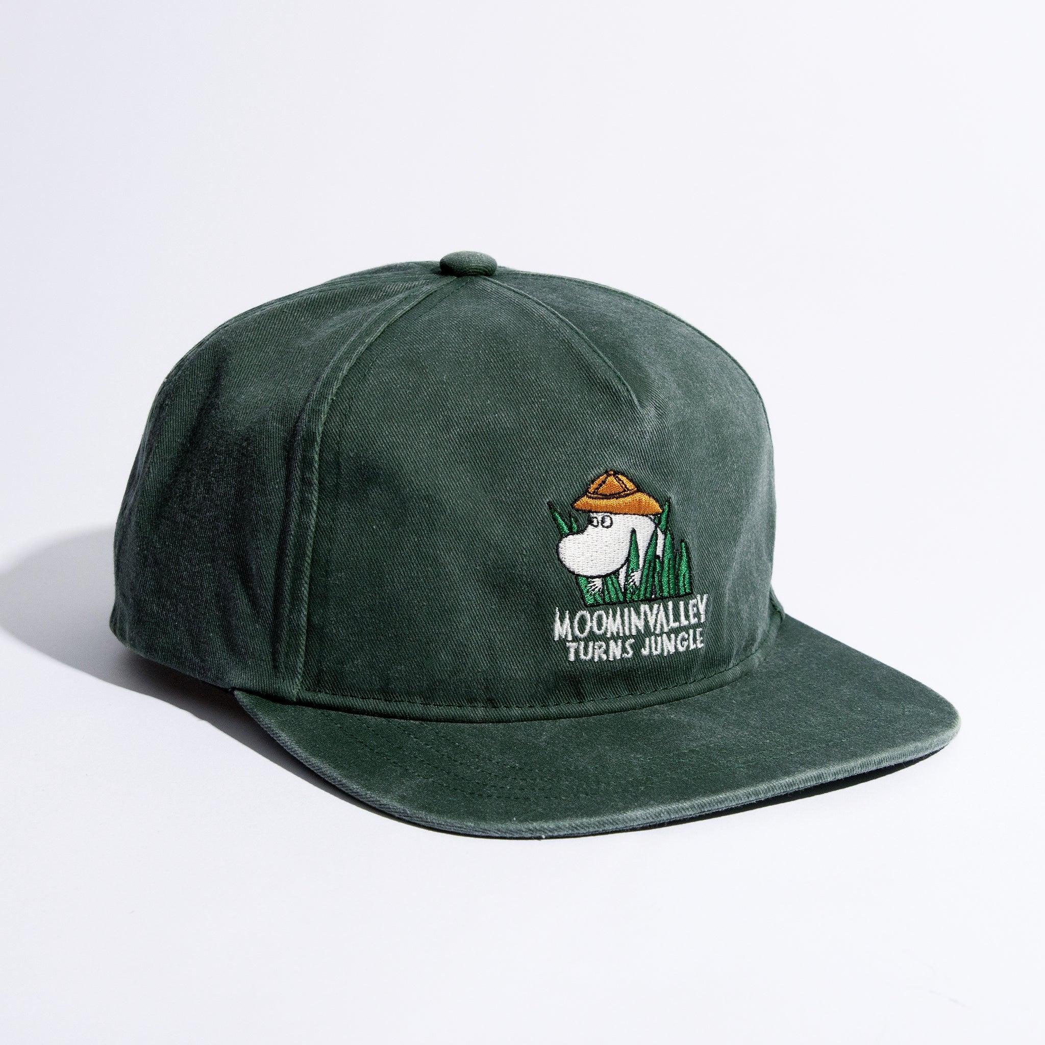 Moomin Washed Denim Adult Cap - Denim Green - ROODS PROJECT