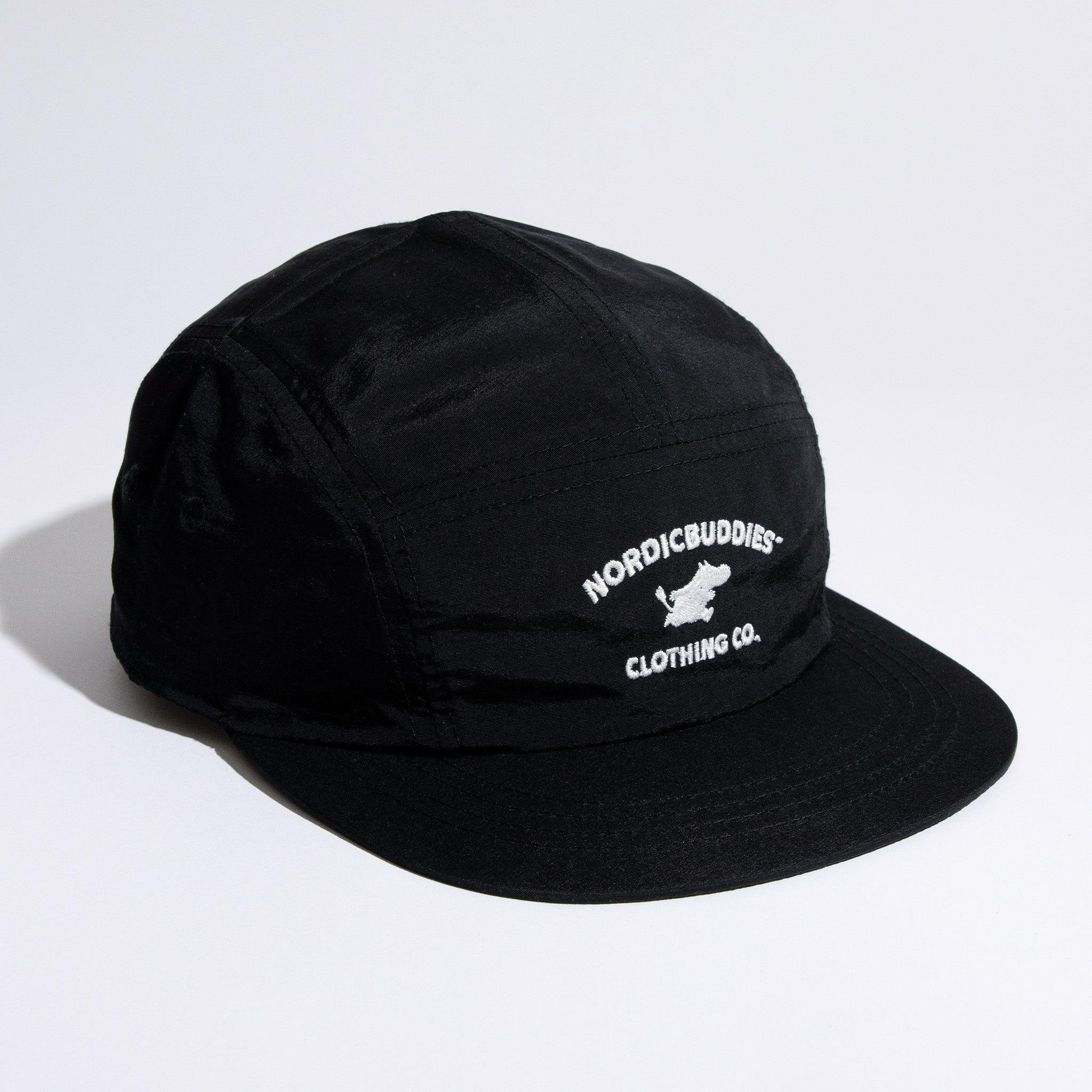Moomintroll Adventure Nylon 5-panel Cap - Black - ROODS PROJECT