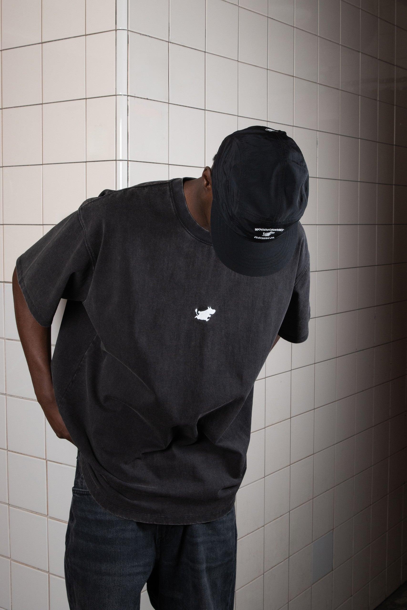 Moomintroll Adventure Nylon 5-panel Cap - Black - ROODS PROJECT
