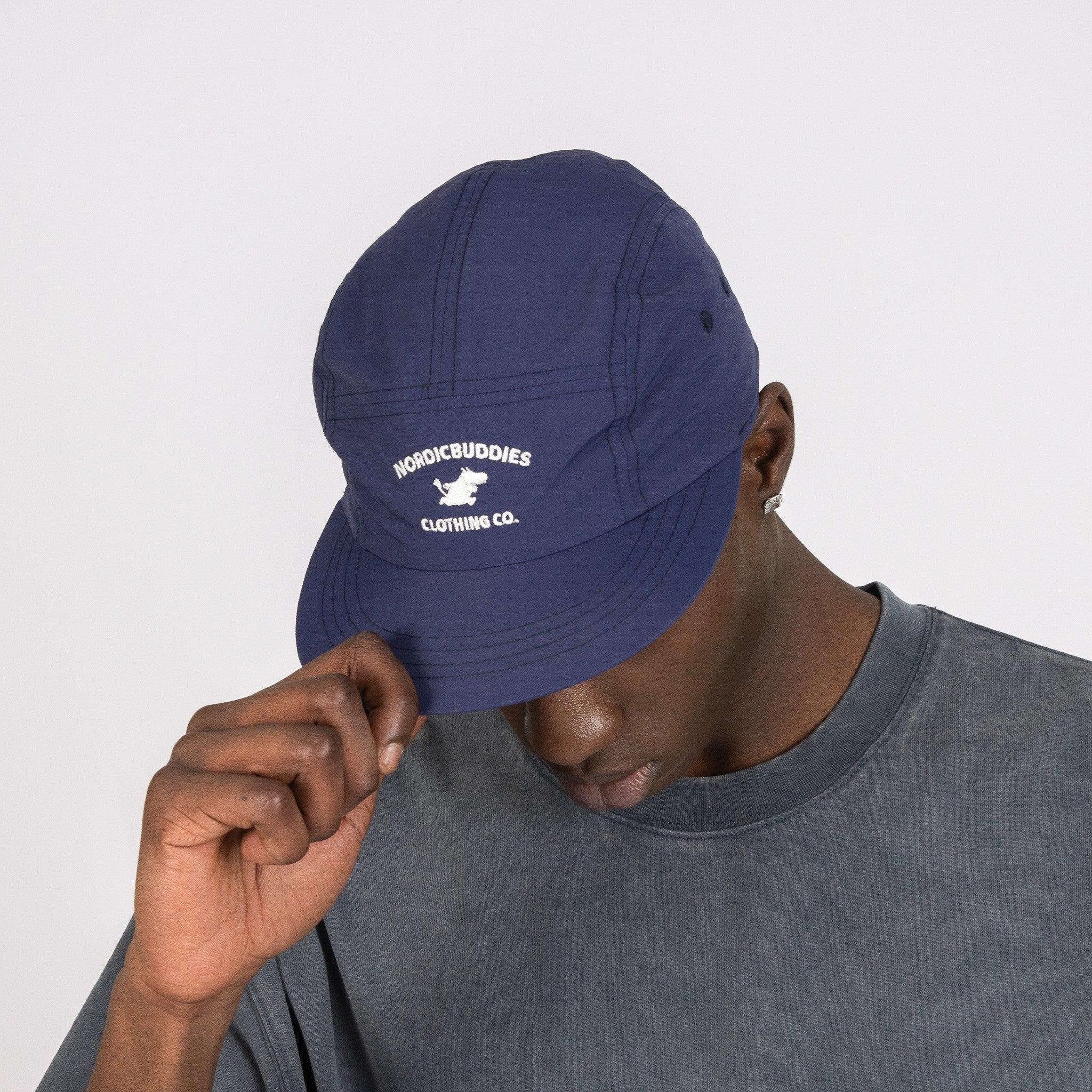 Moomintroll Adventure Nylon 5-panel Cap - Navy - ROODS PROJECT