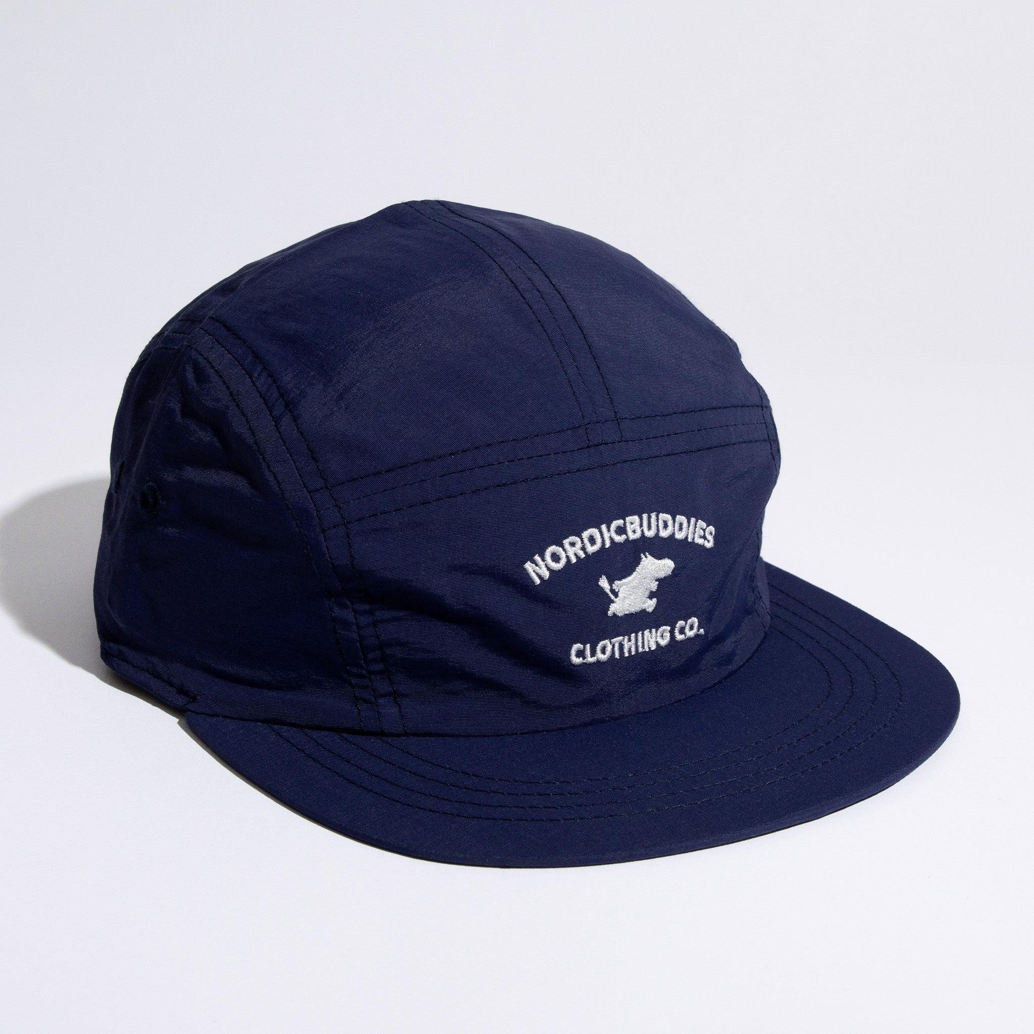 Moomintroll Adventure Nylon 5-panel Cap - Navy - ROODS PROJECT