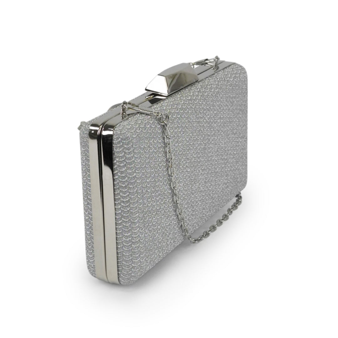 Evening Bag NK 2239 - Silver - ROODS PROJECT