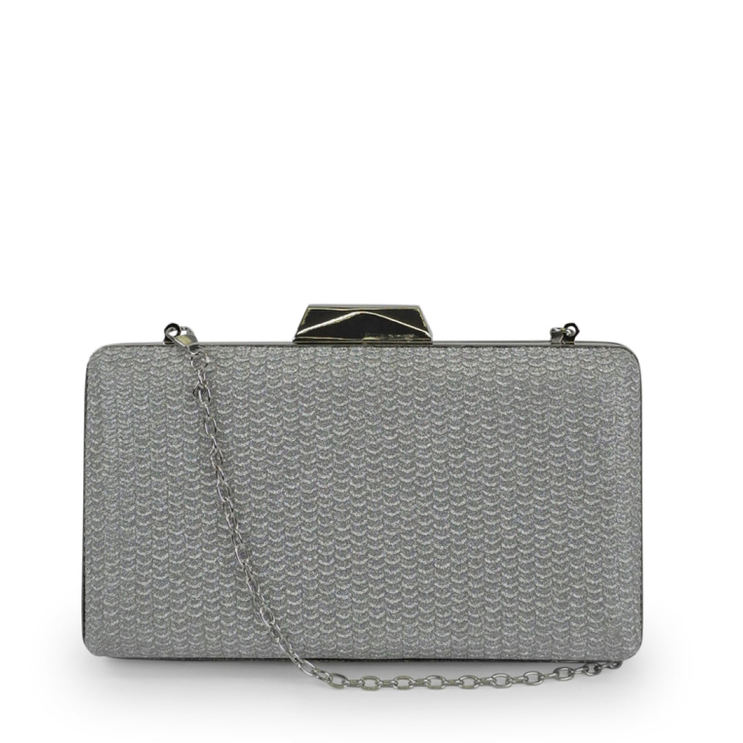 Evening Bag NK 2239 - Silver - ROODS PROJECT