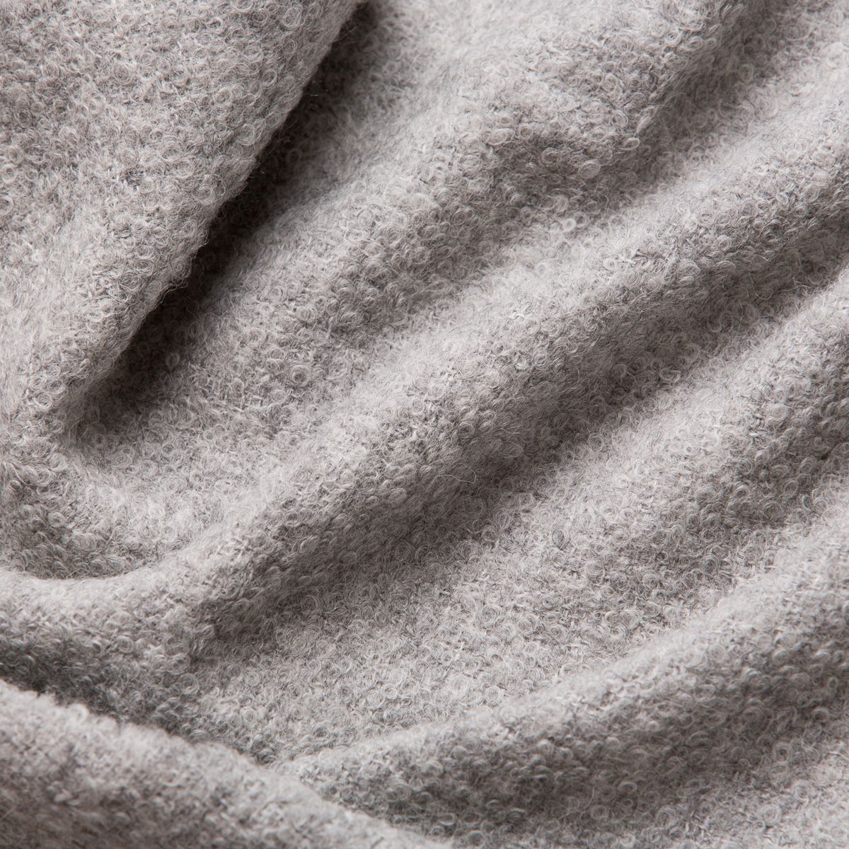 Luxurious Natural Superfine Alpaca Wool Boucle Throw - ROODS PROJECT