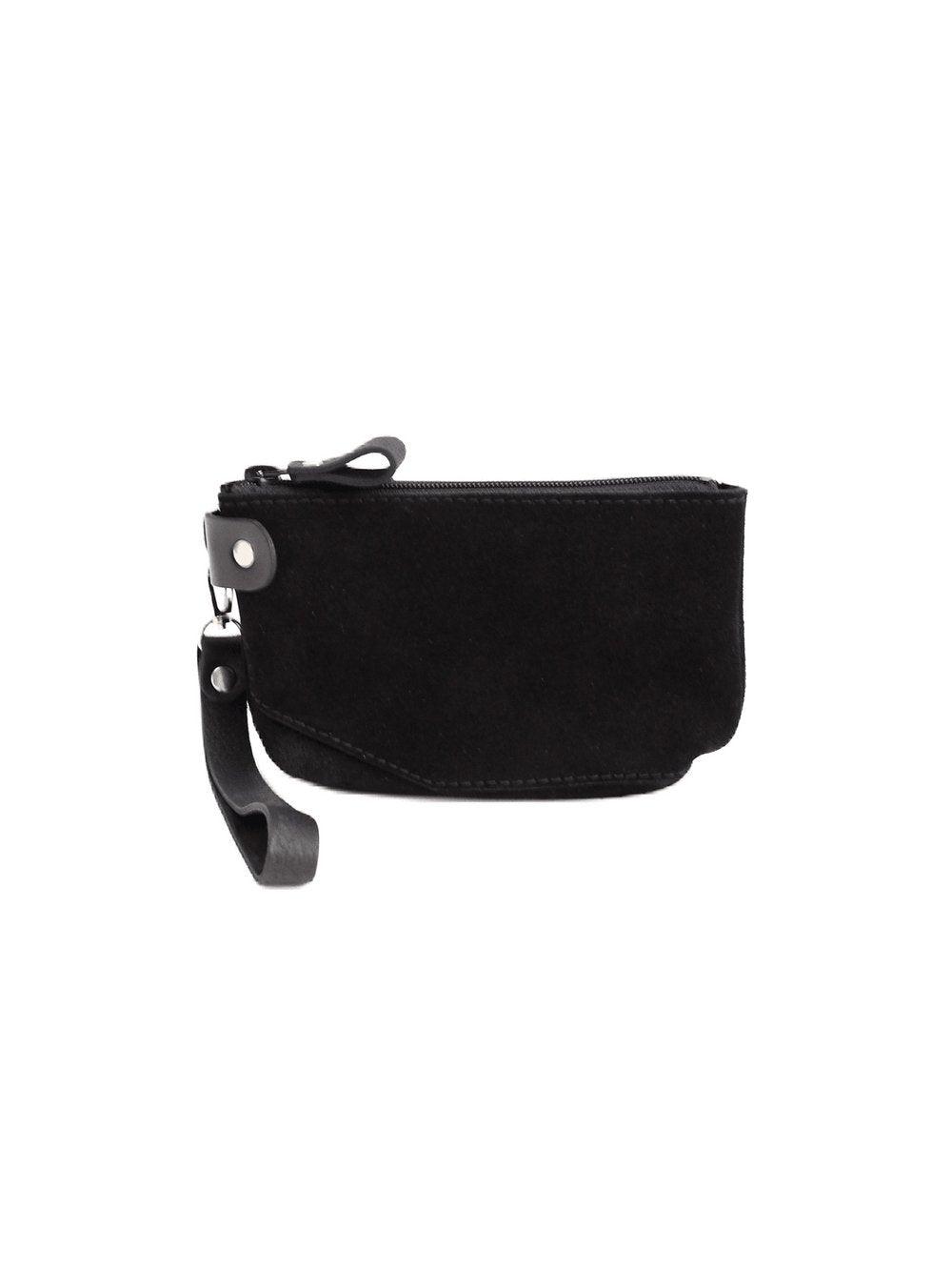 POUCH Wallet - Black Suede - ROODS PROJECT