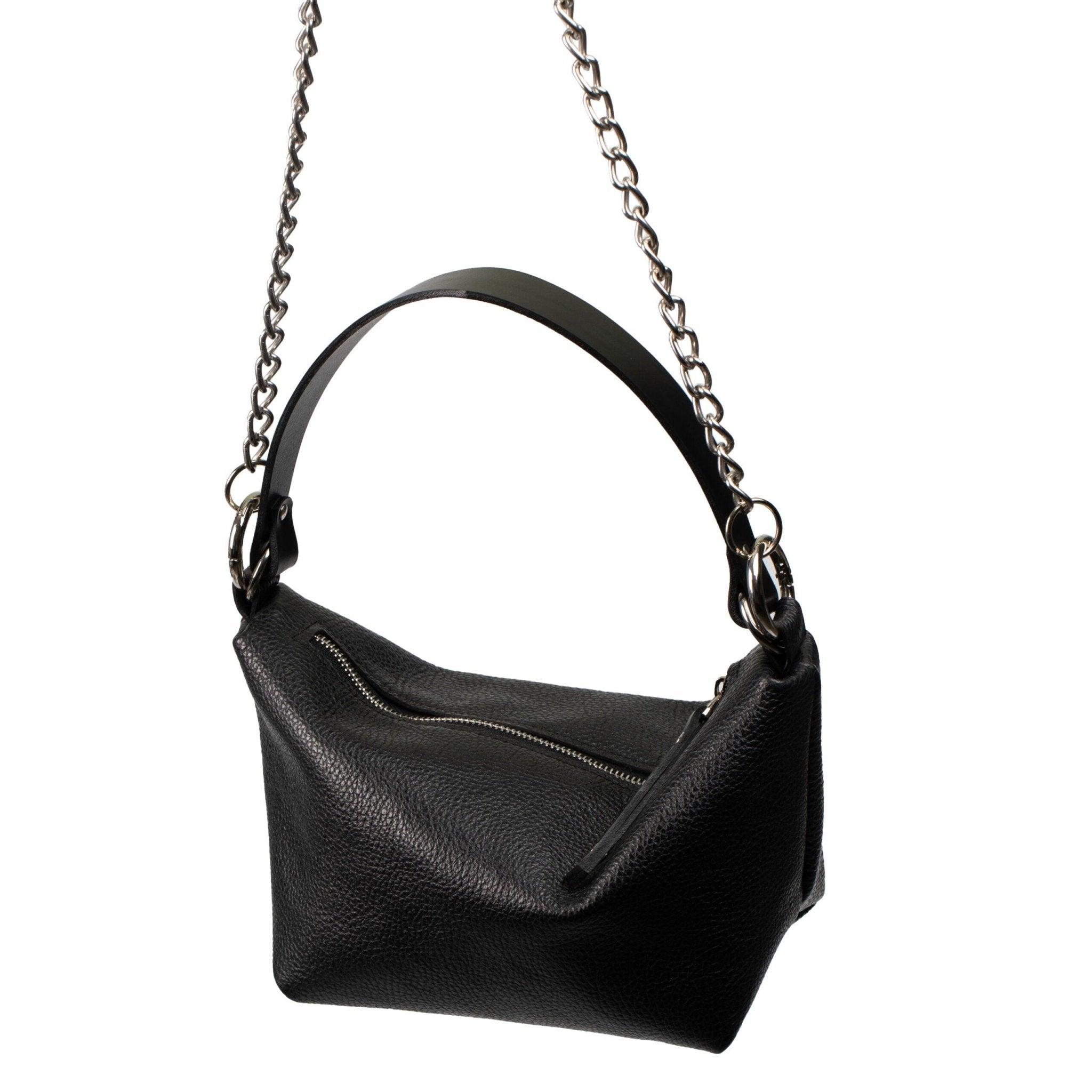 Soft Leather Baguette Handbag Selena - ROODS PROJECT