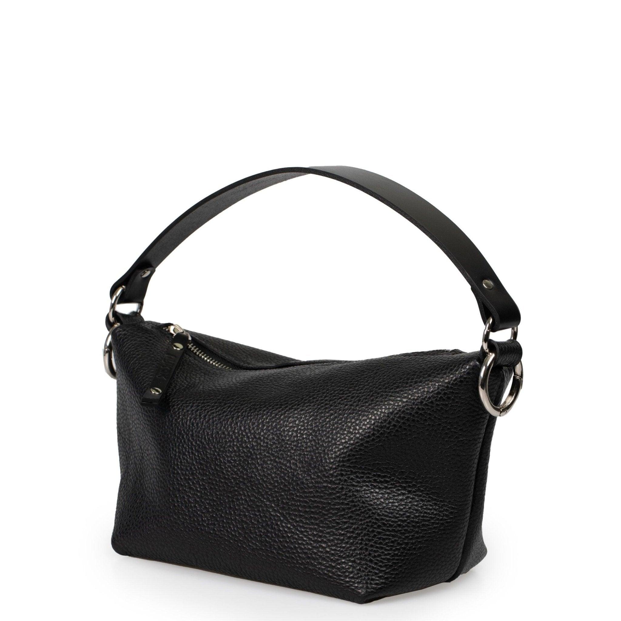 Soft Leather Baguette Handbag Selena - ROODS PROJECT