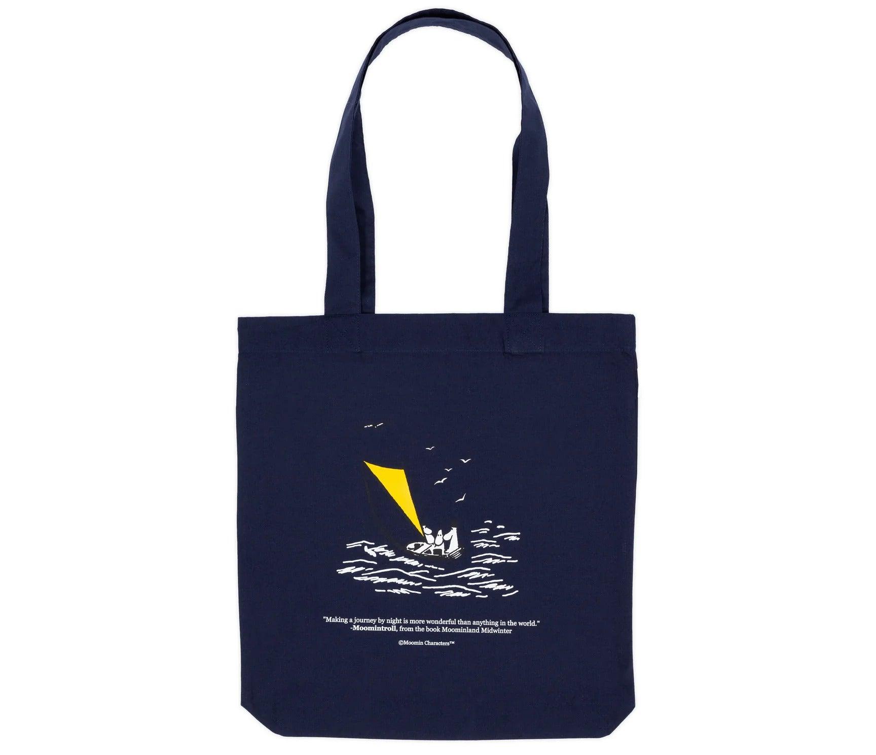 Moominpappa at Sea Tote Bag - Navy Blue